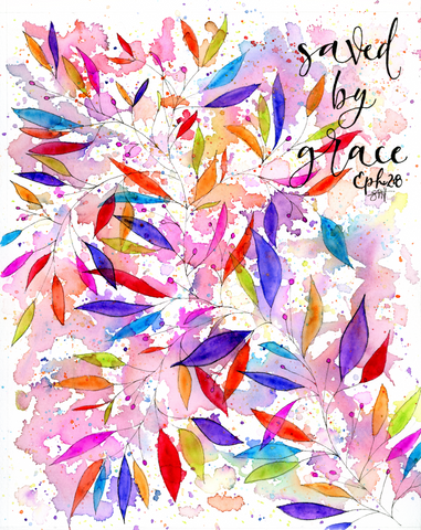 8x10 Original Watercolor Painting